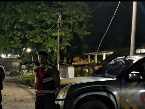 polsek tanjung raya giat patroli tempat rawan gangguan kamtibmas